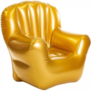 PVC 투명 팽창 식 소파, 야외 침실 발코니 레저, 단일 풍선 접이식 의자