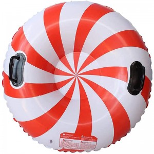 풍선 썰매 스노우 튜브, 겨울 엔터테인먼트 스노우 장난감을위한 어린이와 성인을위한 눈 썰매