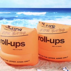 풍선 수영 반지 튀는 소매 팽창 식 팔 링